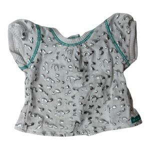 American Girl Doll Truly Me & Match Silver Cat Tee Shirt. 2016